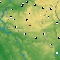 Nearby Forecast Locations - Neufchâteau - Carte