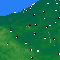 Nearby Forecast Locations - Poperinge - Carte