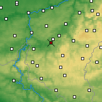 Nearby Forecast Locations - Rochefort - Carte