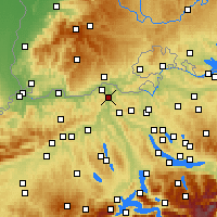 Nearby Forecast Locations - Beznau - Carte