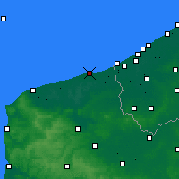Nearby Forecast Locations - Dunkerque - Carte