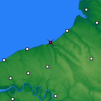 Nearby Forecast Locations - Dieppe - Carte