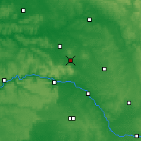Nearby Forecast Locations - Reims en Champagne (Aéroport) - Carte
