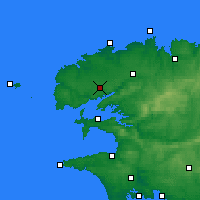 Nearby Forecast Locations - Brest - Carte