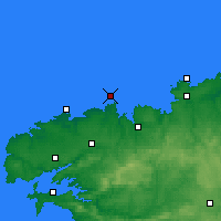 Nearby Forecast Locations - Île-de-Batz - Carte