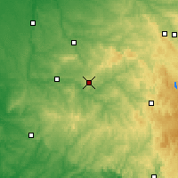 Nearby Forecast Locations - Limoges - Carte