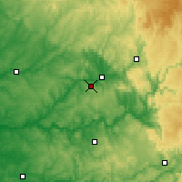 Nearby Forecast Locations - Grèzes - Carte