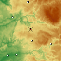 Nearby Forecast Locations - Rodez - Carte