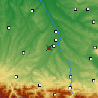 Nearby Forecast Locations - Lherm - Carte