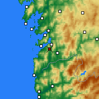 Nearby Forecast Locations - Vigo - Carte