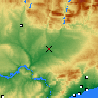 Nearby Forecast Locations - Lérida - Carte