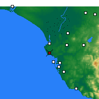 Nearby Forecast Locations - Rota - Carte