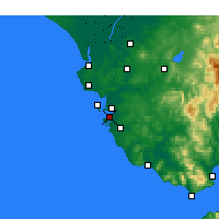 Nearby Forecast Locations - San Fernando - Carte