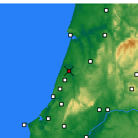 Nearby Forecast Locations - Leiria - Carte