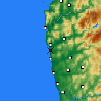 Nearby Forecast Locations - Viana do Castelo - Carte