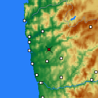 Nearby Forecast Locations - Braga - Carte