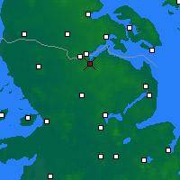 Nearby Forecast Locations - Flensbourg - Carte