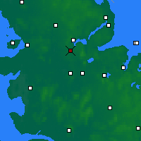 Nearby Forecast Locations - Jagel - Carte