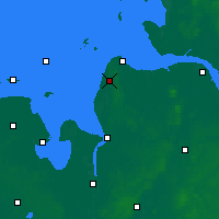 Nearby Forecast Locations - Nordholz - Carte