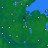 Nearby Forecast Locations - Lübeck - Carte