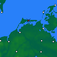 Nearby Forecast Locations - Fischland-Darss-Zingst - Carte