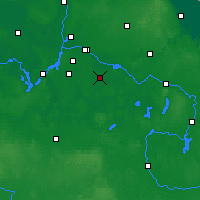 Nearby Forecast Locations - Schönefeld - Carte