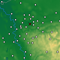 Nearby Forecast Locations - Gelsenkirchen - Carte