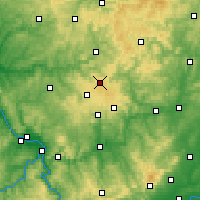 Nearby Forecast Locations - Siegerland - Carte