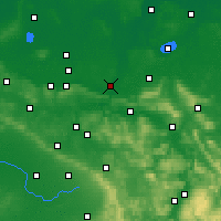 Nearby Forecast Locations - Minden - Carte