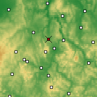 Nearby Forecast Locations - Calden - Carte