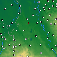 Nearby Forecast Locations - Mönchengladbach - Carte