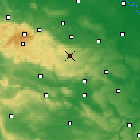 Nearby Forecast Locations - Harzgerode - Carte