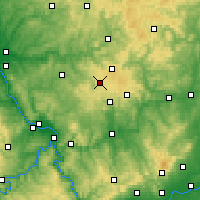 Nearby Forecast Locations - Westerwald - Carte