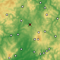 Nearby Forecast Locations - Homberg (Ohm) - Carte