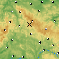 Nearby Forecast Locations - Suhl - Carte
