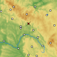 Nearby Forecast Locations - Sonneberg - Carte