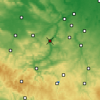 Nearby Forecast Locations - Iéna - Carte