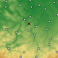 Nearby Forecast Locations - Osterfeld - Carte