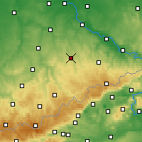 Nearby Forecast Locations - Freiberg - Carte