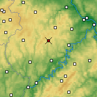 Nearby Forecast Locations - Daun - Carte