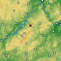 Nearby Forecast Locations - Hahn - Carte