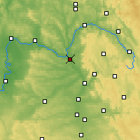Nearby Forecast Locations - Bamberg - Carte