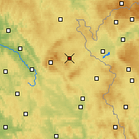 Nearby Forecast Locations - Wunsiedel - Carte