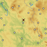 Nearby Forecast Locations - Grafenwöhr - Carte