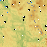 Nearby Forecast Locations - Weiden in der Oberpfalz - Carte