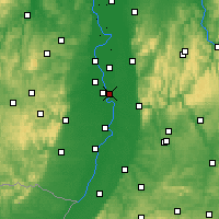 Nearby Forecast Locations - Neuostheim/Neuhermsheim - Carte