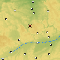 Nearby Forecast Locations - Weißenburg - Carte