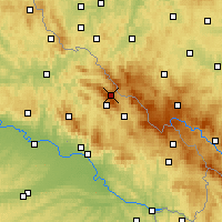 Nearby Forecast Locations - Großer Arber - Carte