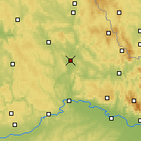 Nearby Forecast Locations - Schwandorf - Carte