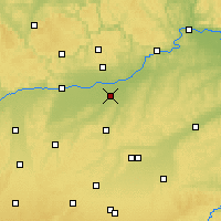 Nearby Forecast Locations - Ingolstadt - Carte